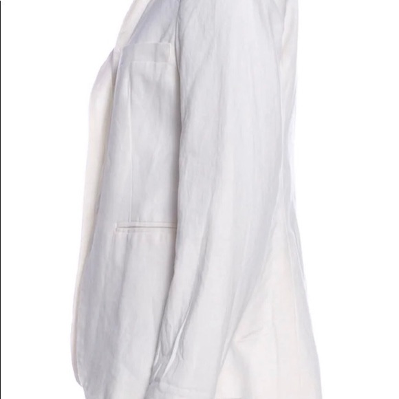 Rachel Zoe white linen lined blazer sz M NWT - Picture 5 of 5
